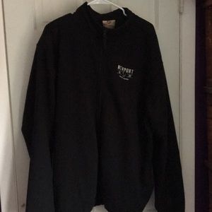 XXL Black Newport zip up sweatshirt